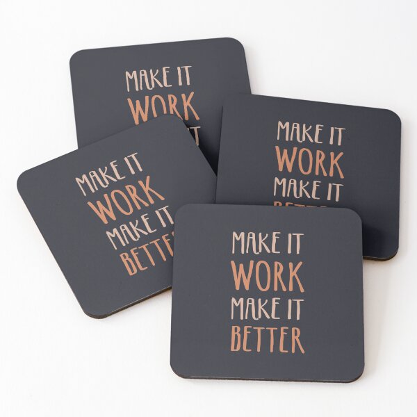 Item preview, Make it work, make it  better letterning designed and sold by TheaDesign.