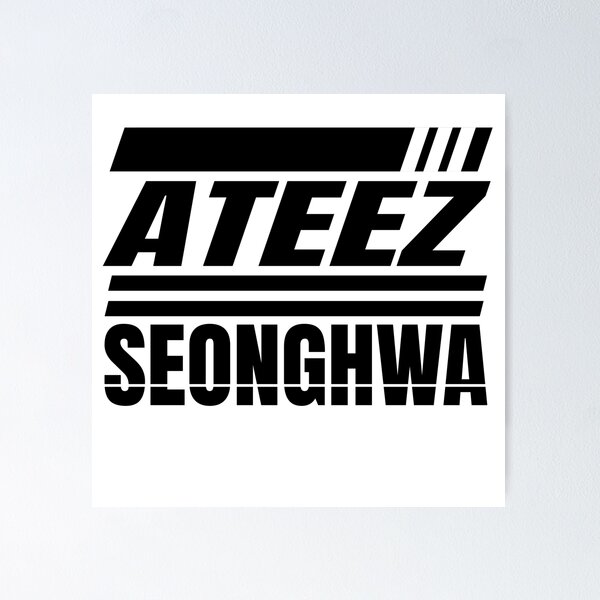 Artikelvorschau, Kopie von ATEEZ Atiny KPOP Park Seonghwa Logo Fan Design entworfen und verkauft von M3G4MERCH.