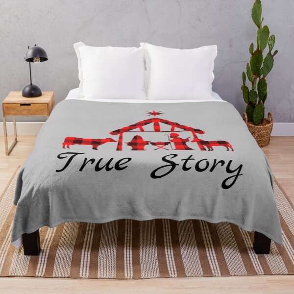 Item preview, True Story Christ In Christmas Funny Jesus Christian Gift Red Bufalo Plaid designed and sold by MagicBoutique.