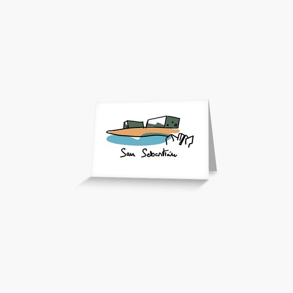 San Sebastián - Donostia | Dibujo Kursaal Tarjetas de felicitación