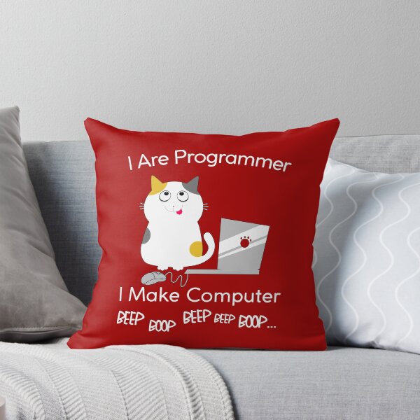 Item preview, I are Programmer, I make Computer Beep Boop Beep Beep Boop for Computer Geek Nerd and Techie designed and sold by trendyzcom.