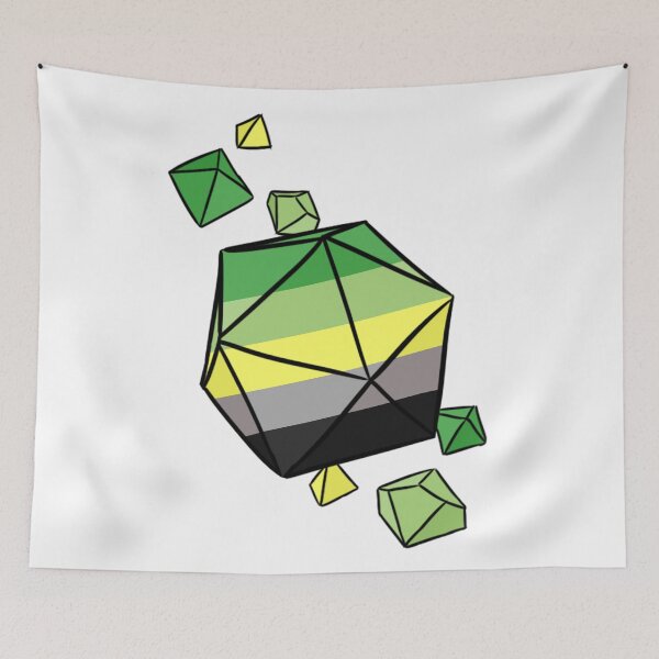 Item preview, Aro Pride Flag Dice Set 3 designed and sold by Blizardstar.