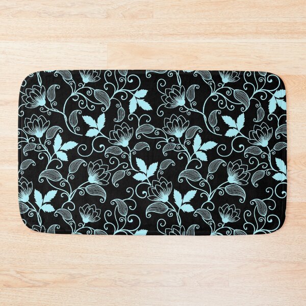 Item preview, blue floral designs designed and sold by MallsD.
