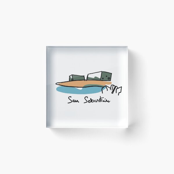 Item preview, San Sebastian - Donostia | Kursaal drawing designed and sold by Covo Studio.