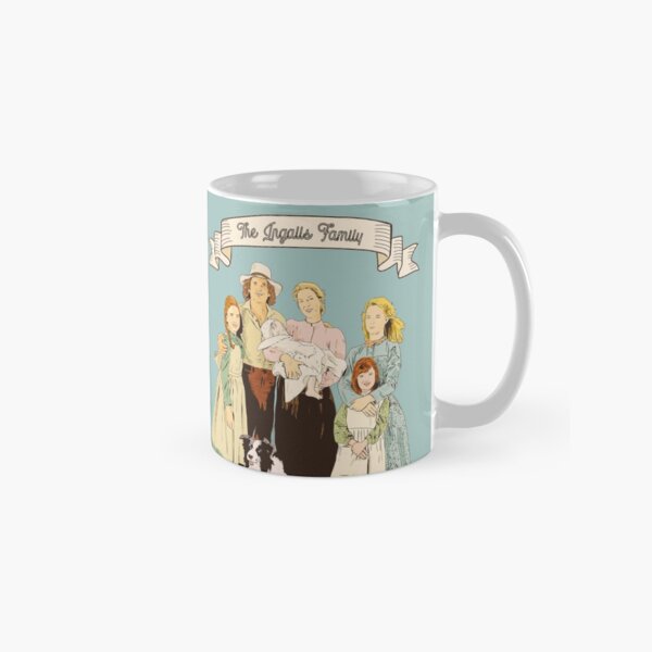Colorful The Ingalls family in the Little house on the prairie Classic Mug