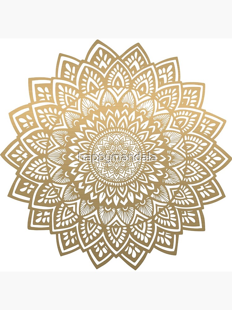 Mandala gold by happymandala