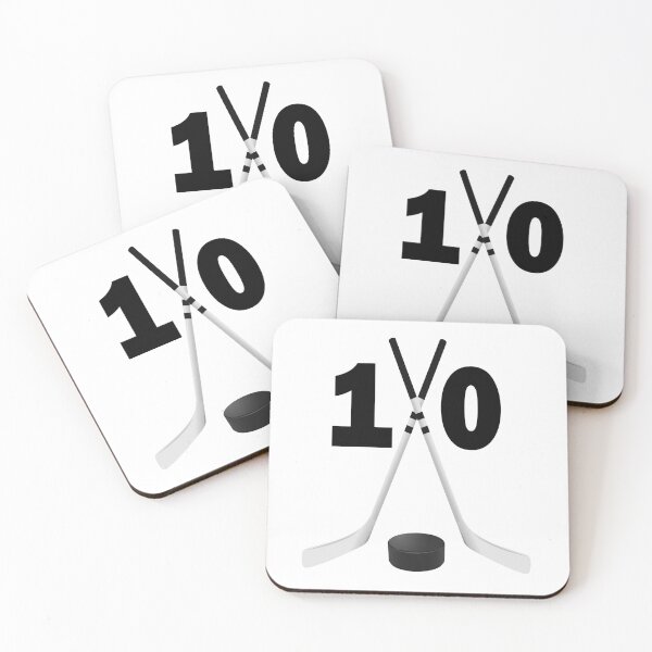 Item preview, Hockey number 10 - ten with sticks and disc designed and sold by AllShirts21.