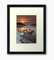 Winters Sunrise Framed Print