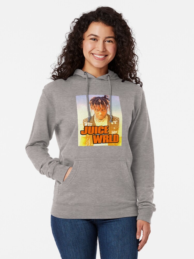 juice wrld orange hoodie