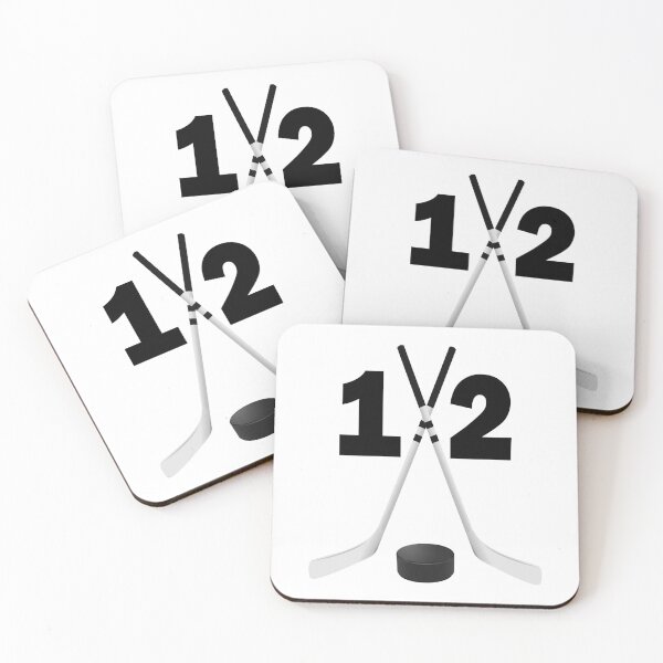 Item preview, Hockey number 12 - twelve with sticks and disc designed and sold by AllShirts21.