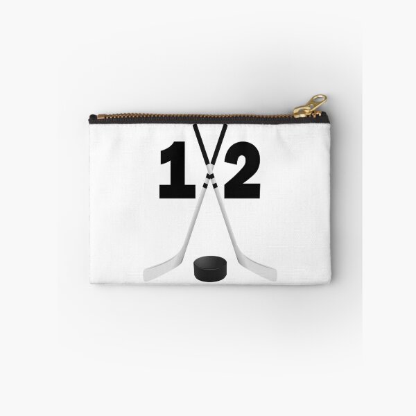 Item preview, Hockey number 12 - twelve with sticks and disc designed and sold by AllShirts21.