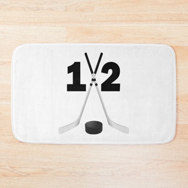 Item preview, Hockey number 12 - twelve with sticks and disc designed and sold by AllShirts21.