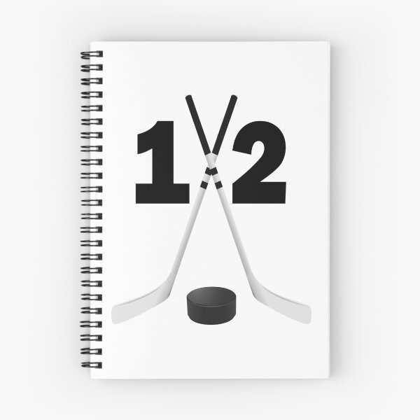 Item preview, Hockey number 12 - twelve with sticks and disc designed and sold by AllShirts21.
