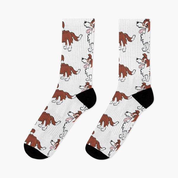 Item preview, Border Collie - Red and White (Full Body) WHITE BG designed and sold by TheChicken.