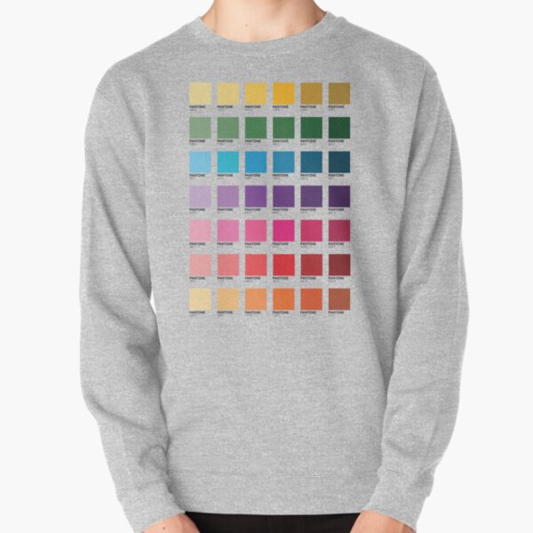 Sombras de colores Pantone Sudadera sin capucha