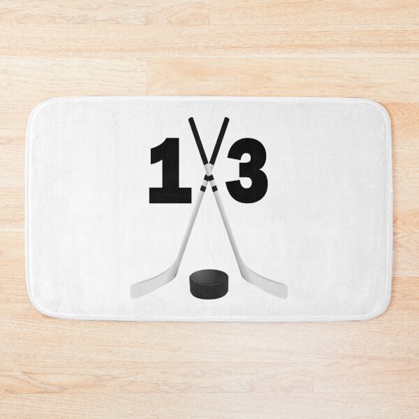Item preview, Hockey number 13 - thirteen with sticks and disc designed and sold by AllShirts21.