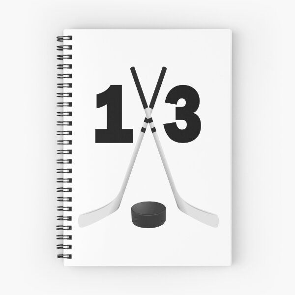 Item preview, Hockey number 13 - thirteen with sticks and disc designed and sold by AllShirts21.