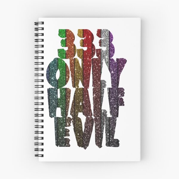Item preview, 333 Only Half Evil  designed and sold by SerpentSkyArts.