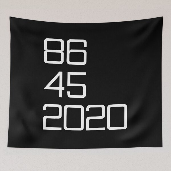 Item preview, 86 45 2020 (white text) designed and sold by gingerlouls.