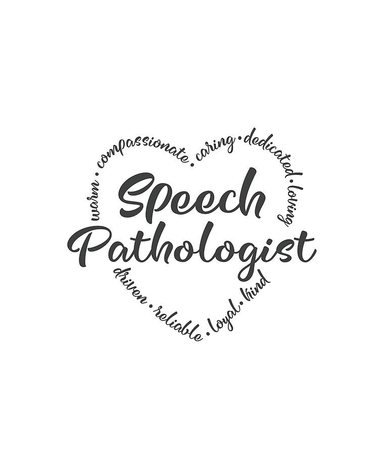 Speech Language Pathologist Speech Pathologist Speech Pathologist Heart Love Slp Speech Language Pathologist Life Gift Idea Pathology Life Ipad Case Skin By Brackerdesign Redbubble