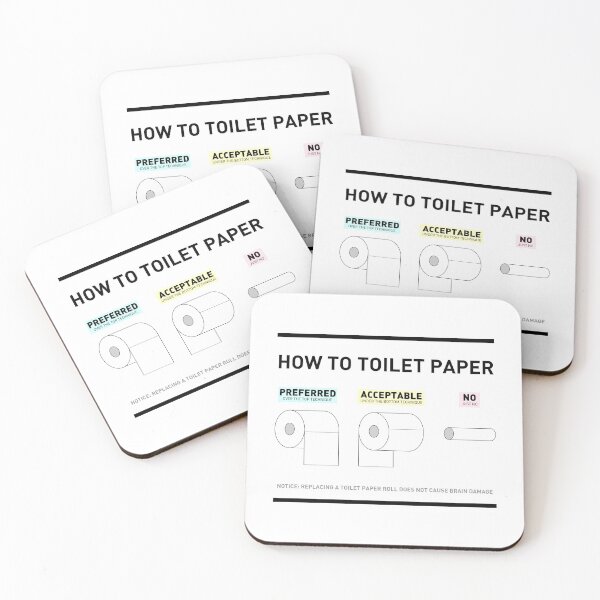 Item preview, How To Toilet Paper designed and sold by mushroomblue.