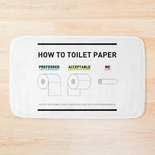 Item preview, How To Toilet Paper designed and sold by mushroomblue.