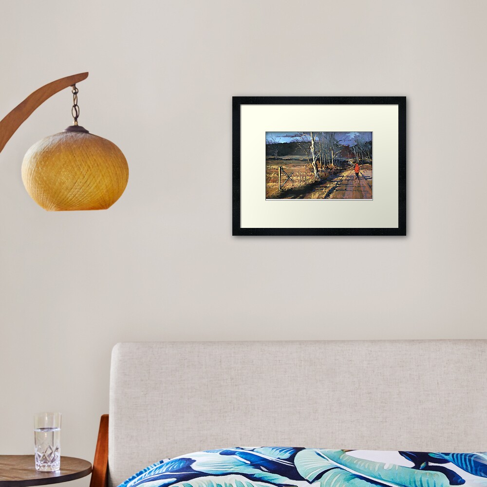 New Year's Day Framed Art Print
