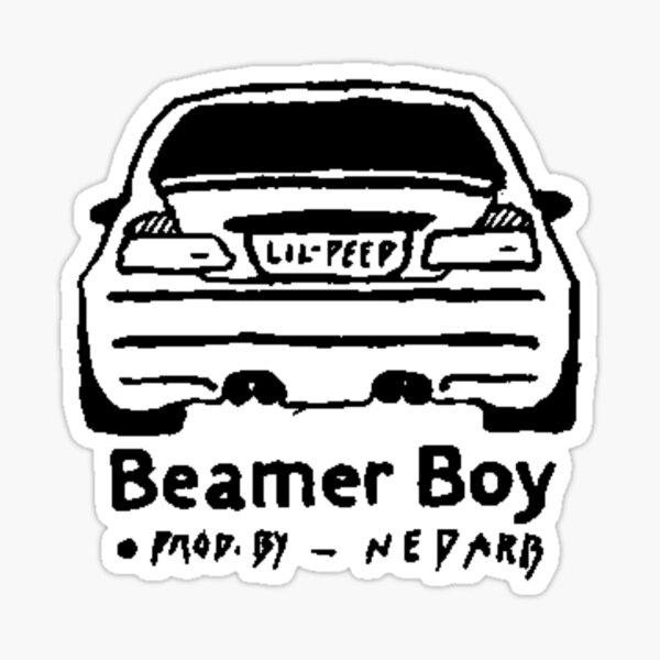 Lil Peep Beamer Boy Coche Pegatina
