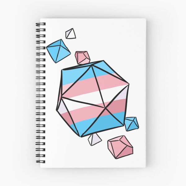 Item preview, Trans Pride Flag Dice Set designed and sold by Blizardstar.