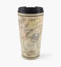 Naruto Map Travel Mug