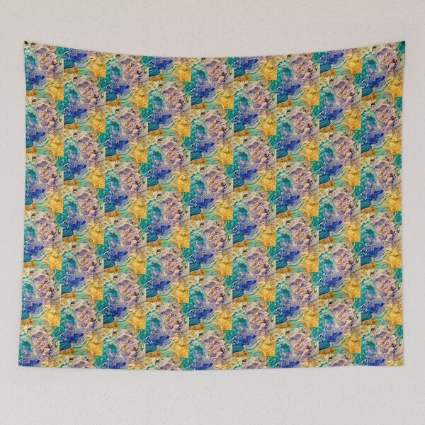 Item preview, Blue, Green, Gold and White designed and sold by Jenea71.
