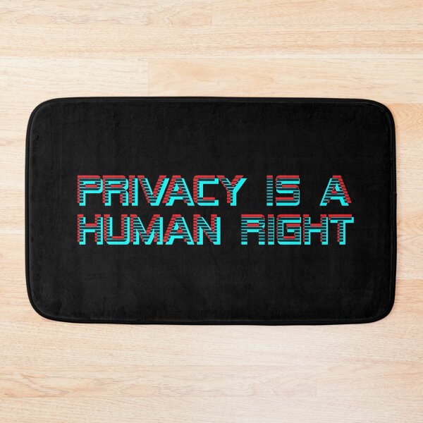 Item preview, Privacy Is A Human Right - 3D designed and sold by MOREDANKMEMES.