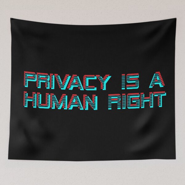 Item preview, Privacy Is A Human Right - 3D designed and sold by MOREDANKMEMES.
