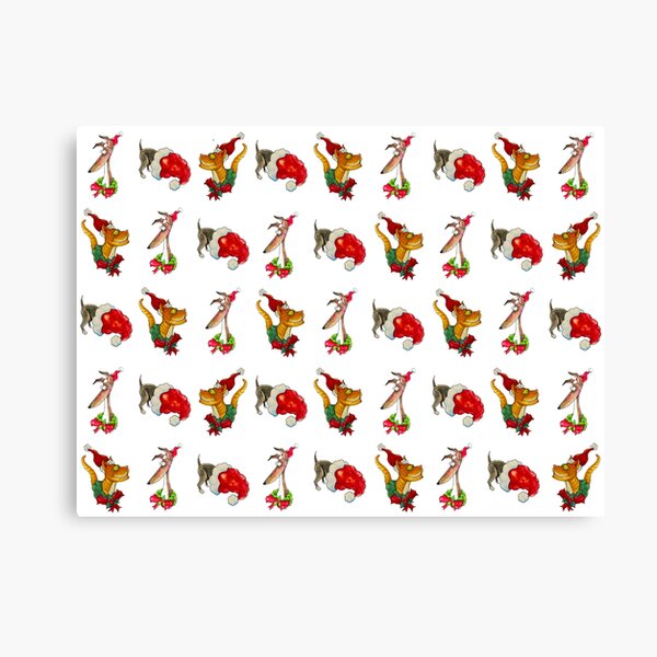 Christmas Cats and Dogs Canvas Print