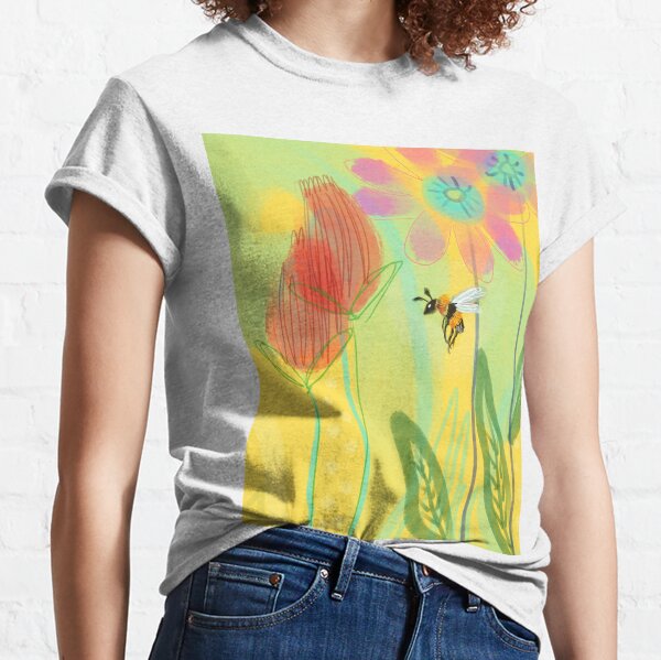 Bumble Bee On A Sunny Day Classic T-Shirt