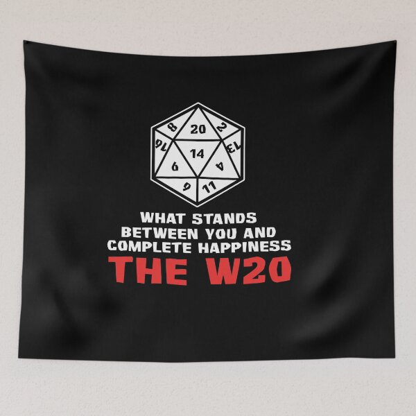Item preview, What stands between you and  complete happiness? The W20 dice designed and sold by OVMEngemann.