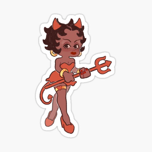 Devil Betty Sticker
