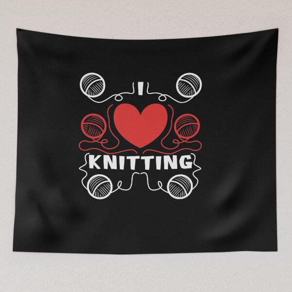 Item preview, I love knitting designed and sold by OVMEngemann.