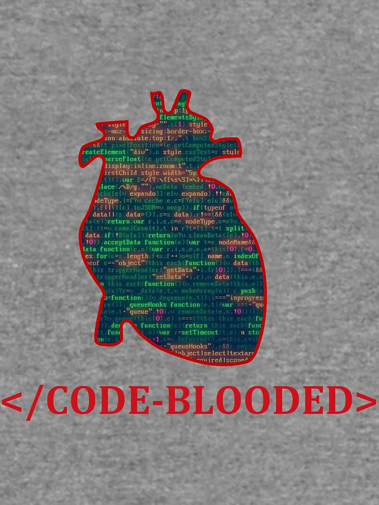 Thumbnail 6 of 6, Lightweight Sweatshirt, Code Blooded HTML designed and sold by EngAppDesign.