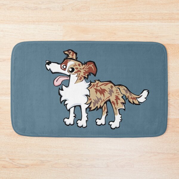 Item preview, Border Collie - Red Merle (Full Body) BLUE BG designed and sold by TheChicken.