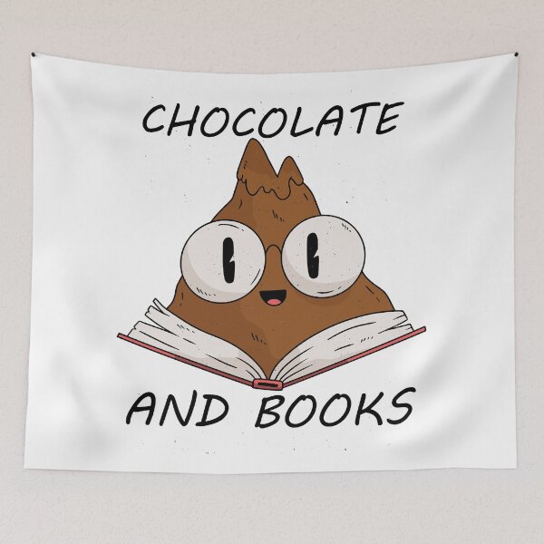 Item preview, Chocolate and books. designed and sold by emphatic.