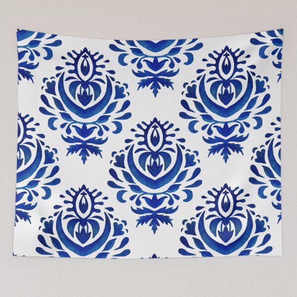 Item preview, Damask flower in oriental style. designed and sold by DoodleBox.