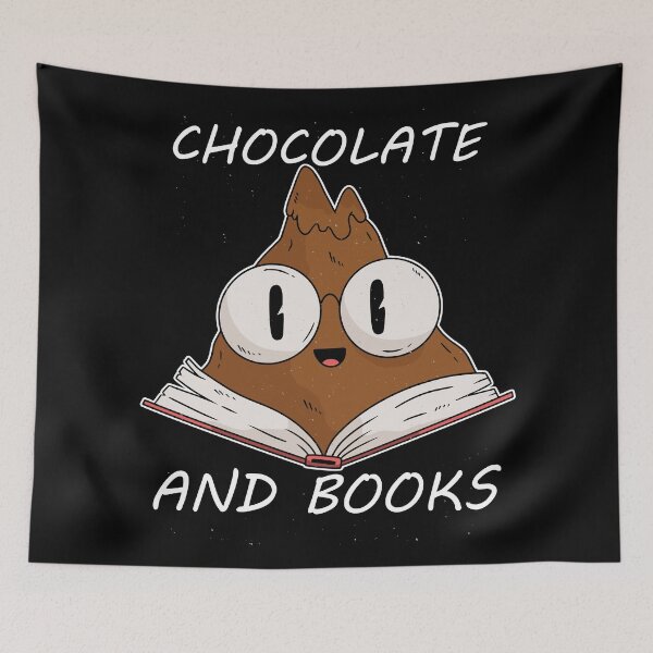 Item preview, Chocolate and books. designed and sold by emphatic.