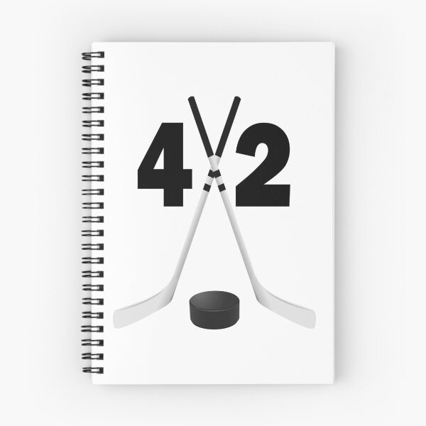 Item preview, Hockey number 42 - forty two with sticks and disc designed and sold by AllShirts21.