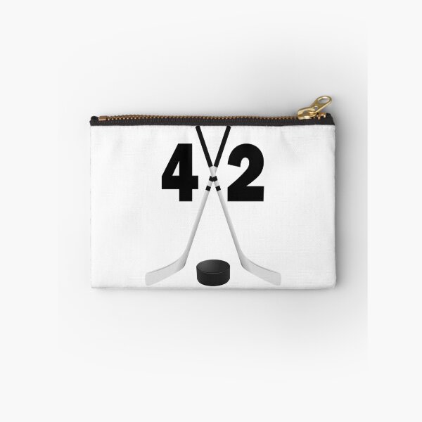 Item preview, Hockey number 42 - forty two with sticks and disc designed and sold by AllShirts21.