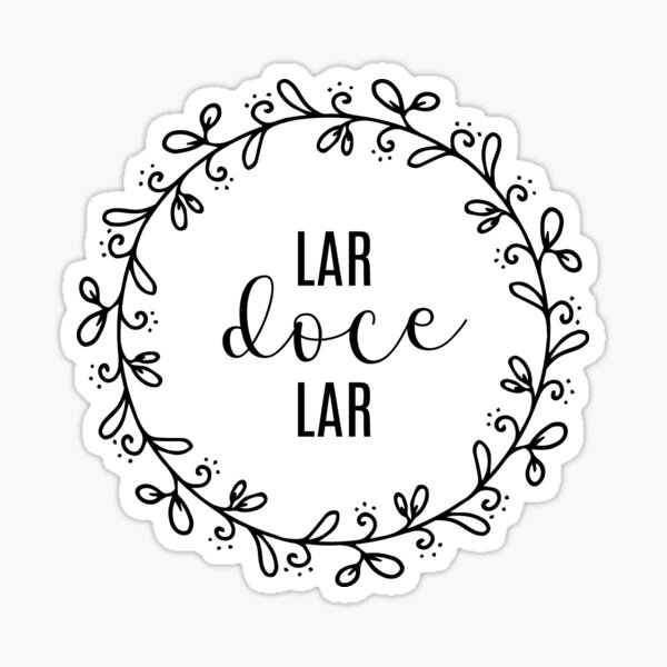CIG Lar doce Lar Sticker