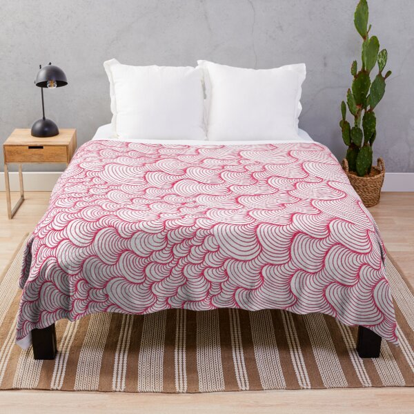 Red Pool Throw Blanket