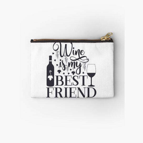 Item preview, Wine is My Best Friend Funny Oenophilia Vino Lovers Gift designed and sold by Linda Roisum.