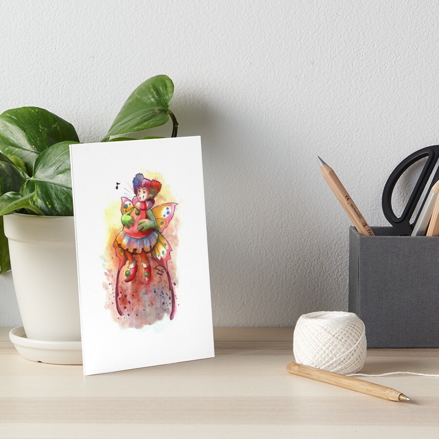 The Squeak Fairy Art Board Print