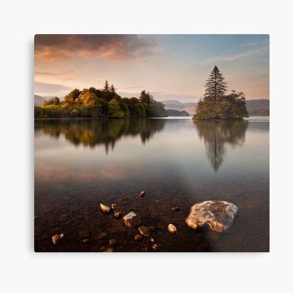 Lough Eske Calm Metal Print